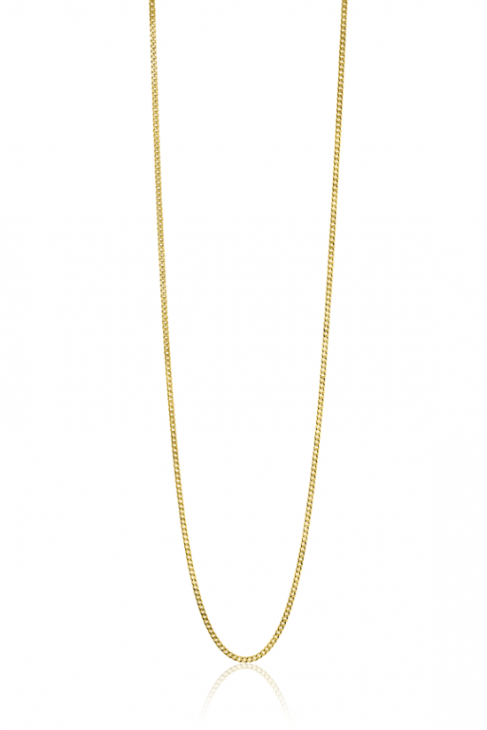 ZINZI GOLD gourmet lengtecollier 0,8mm 42cm