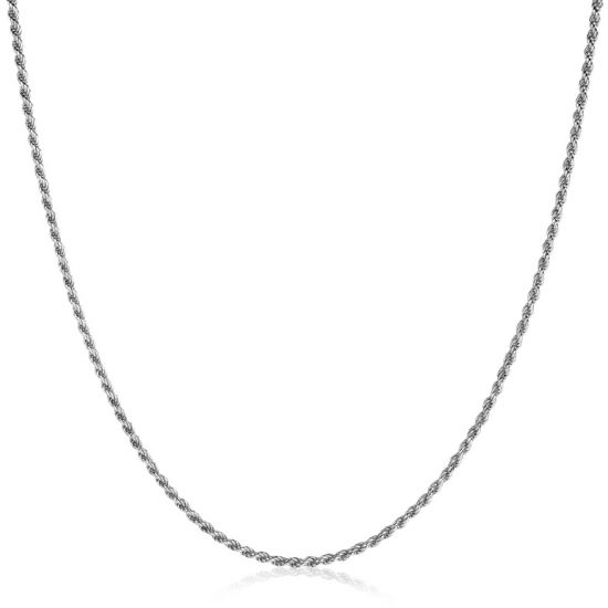 ZINZI zlv. koord collier 42cm