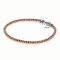 ZINZI silbernes Gliederarmband rosé vergoldet 18,5cm ZIA1288R